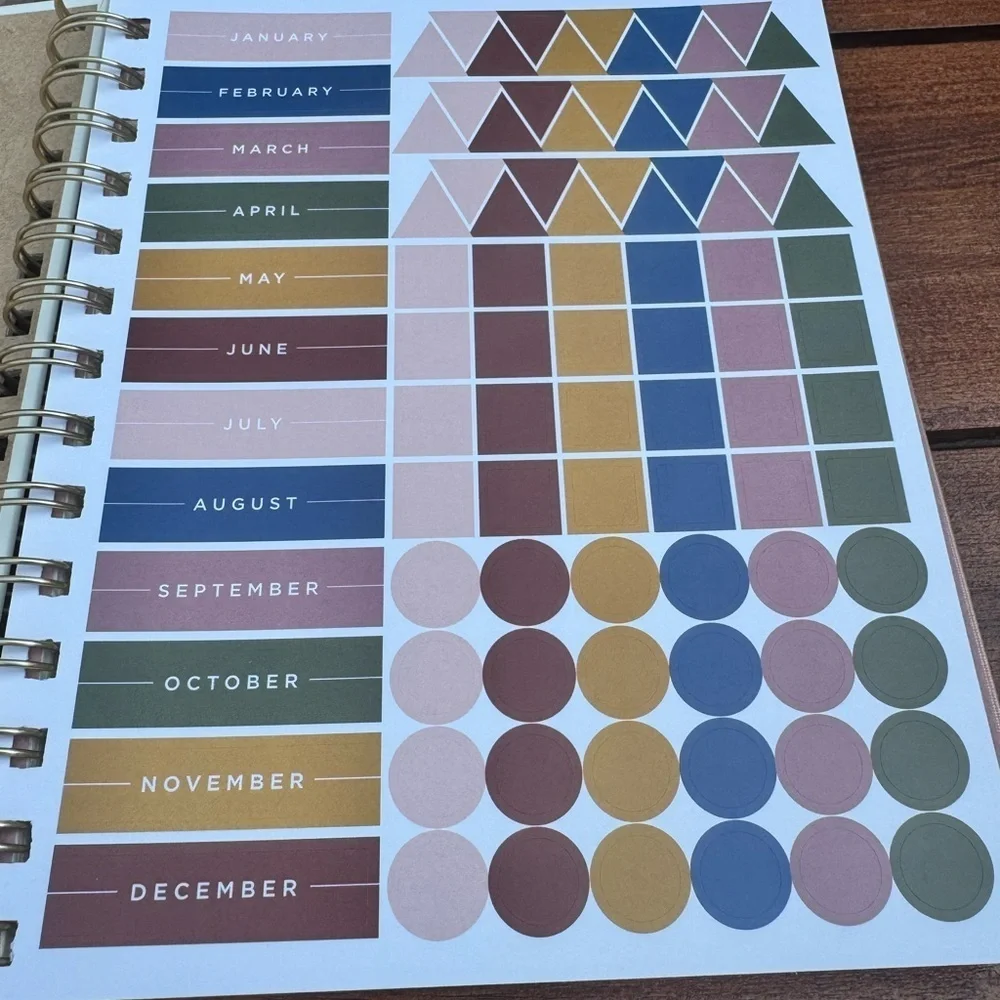 Set Of Two Threshold Floral Planner